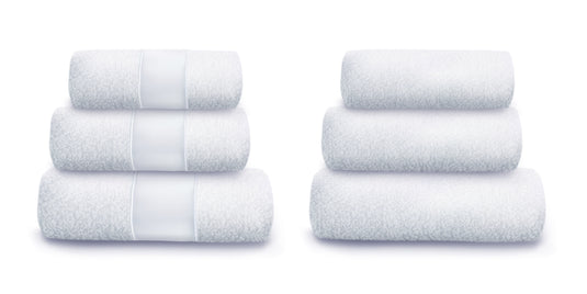 BATH TOWEL, 27" x 54" 100% Ringspun Combed Cotton Bath Towel with Dobby Border 16 lb. - 12/Pack